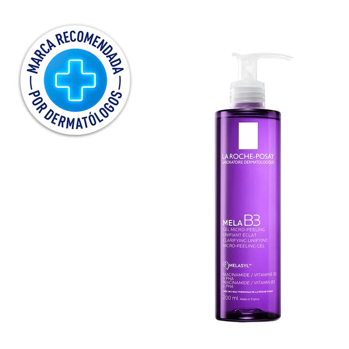 LA ROCHE-POSAY - GEL LIMPIADOR FACIAL EXFOLIANTE ANTI MANCHAS MELA B3 200ML