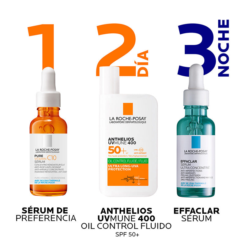 LA ROCHE-POSAY - ANTHELIOS UV MUNE 400 CONTROL OIL FLUID (KIT PROTECCIÓN SOLAR)