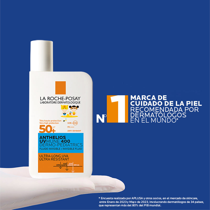 LA ROCHE-POSAY - ANTHELIOS UVMUNE 400 DERMO-PEDIATRICO FLUIDO INVISIBLE 50ml