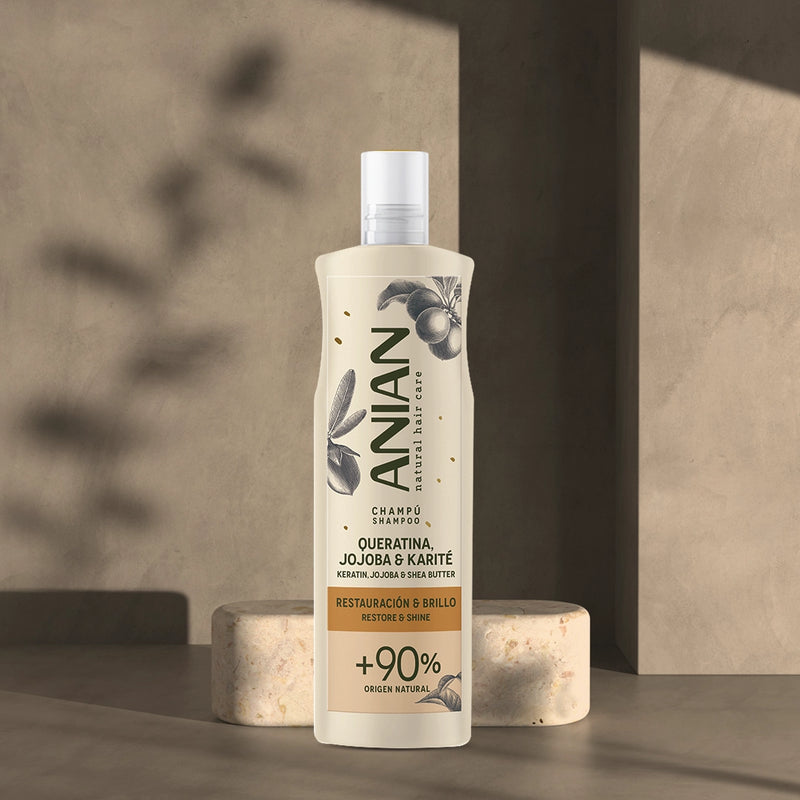 ANIAN -  CHAMPÚ DE QUERATINA, JOJOBA & KARITÉ 400ML