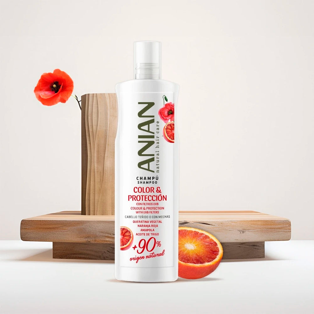 Anian Keratin-Shampoo – Vegan, Für Geschädigtes & Stumpfes Haar, 400 Ml