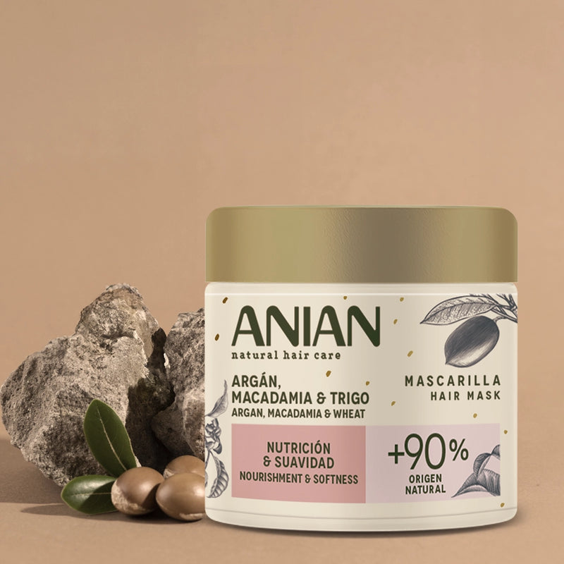 ANIAN - MASCARILLA ARGÁN, MACADAMIA & TRIGO 350ML