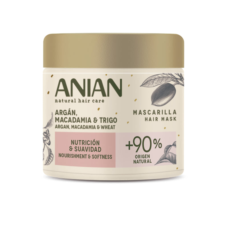 ANIAN - MASCARILLA ARGÁN, MACADAMIA & TRIGO 350ML