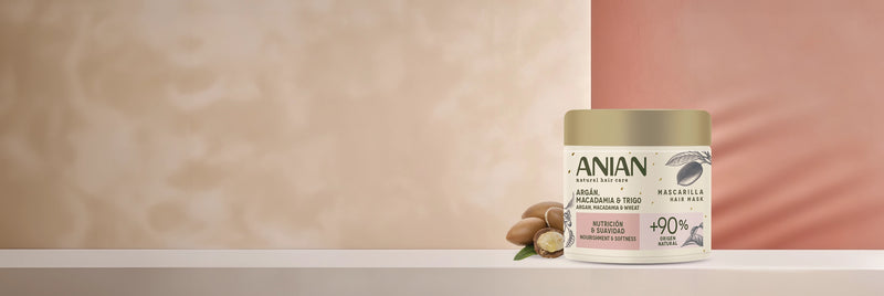 ANIAN - MASCARILLA ARGÁN, MACADAMIA & TRIGO 350ML