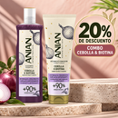 Combo ANIAN: Cebolla y Biotina - Champú y Acondicionador