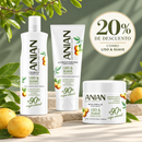 Combo ANIAN: Liso & Suave - Champú, Acondicionador y Mascarilla