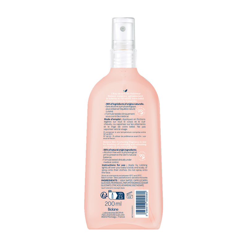 BIOLANE - FRAGANCIA REFRESCANTE PARA LA PIEL 200ML