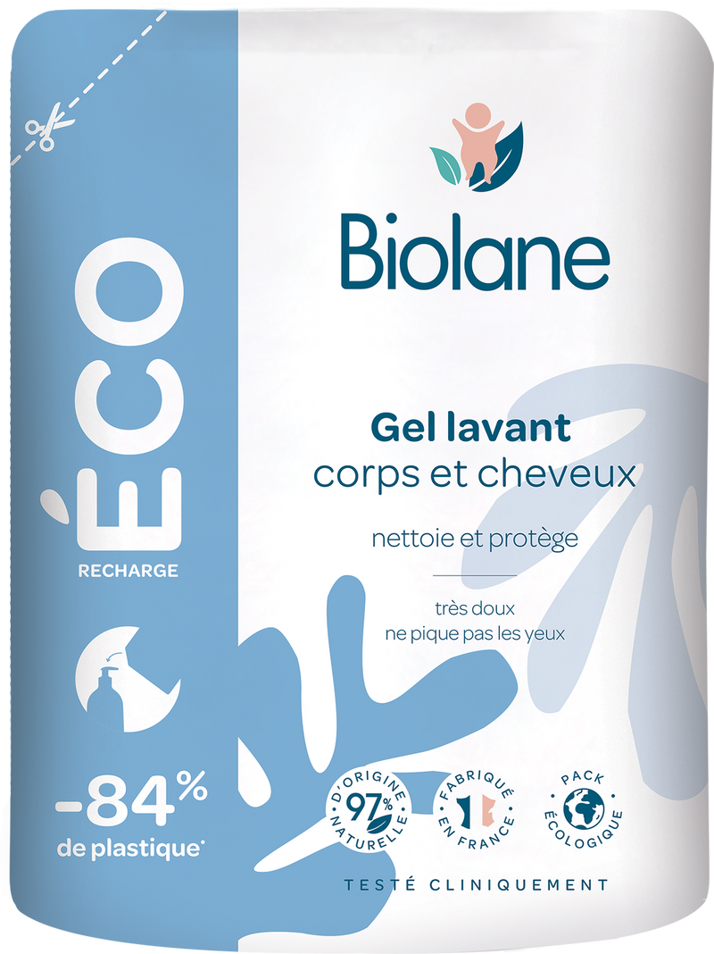 BIOLANE - LIMPIADOR CORPORAL Y CAPILAR 500ML (Repuesto)