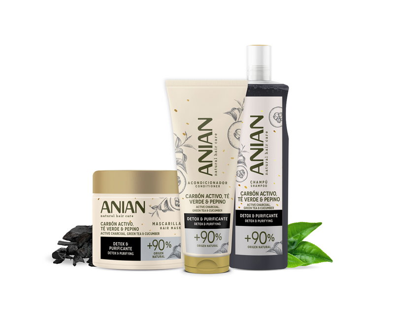 ANIAN - COLECCIÓN CARBÓN ACTIVO, TÉ VERDE & PEPINO