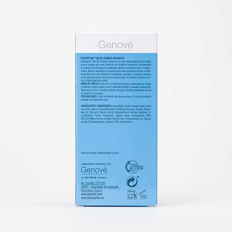 GENOVE- PILOPEPTAN SEB DS Champú Anticaspa 150 ml