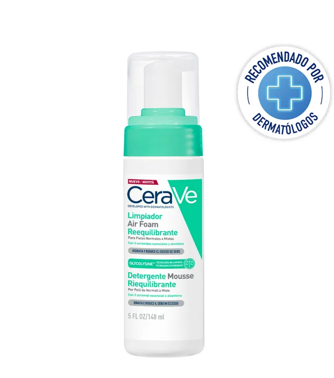 CERAVE - LIMPIADOR AIR FOAM REEQUILIBRANTE 148 ml